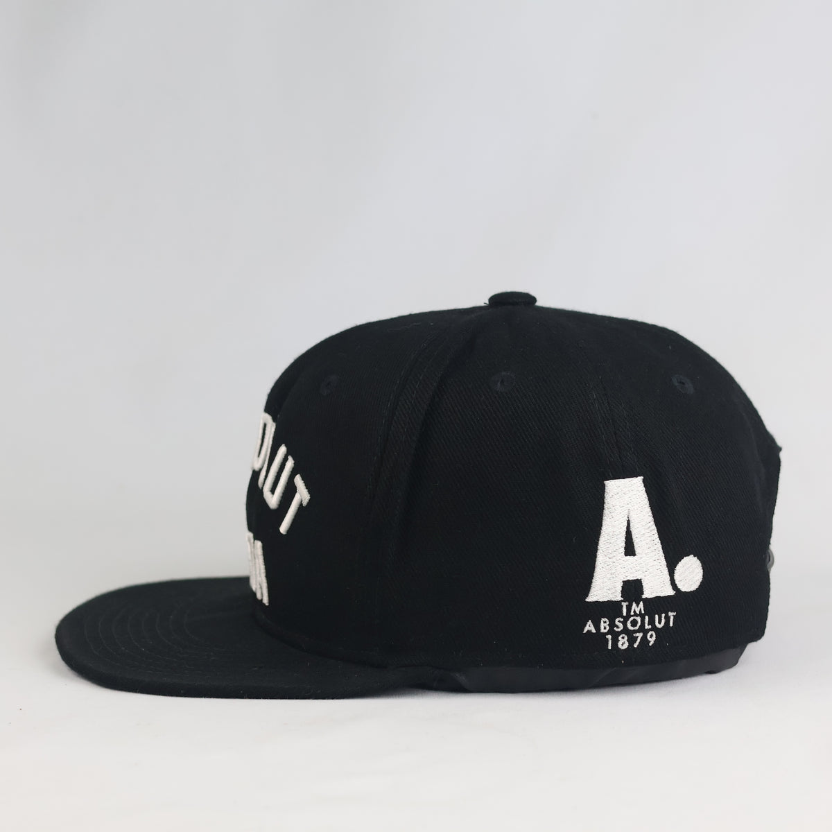 Thrifted Absolut Soda Embroidered Flat Peak Snapback - Adjustable Size 55-56cm | 11000