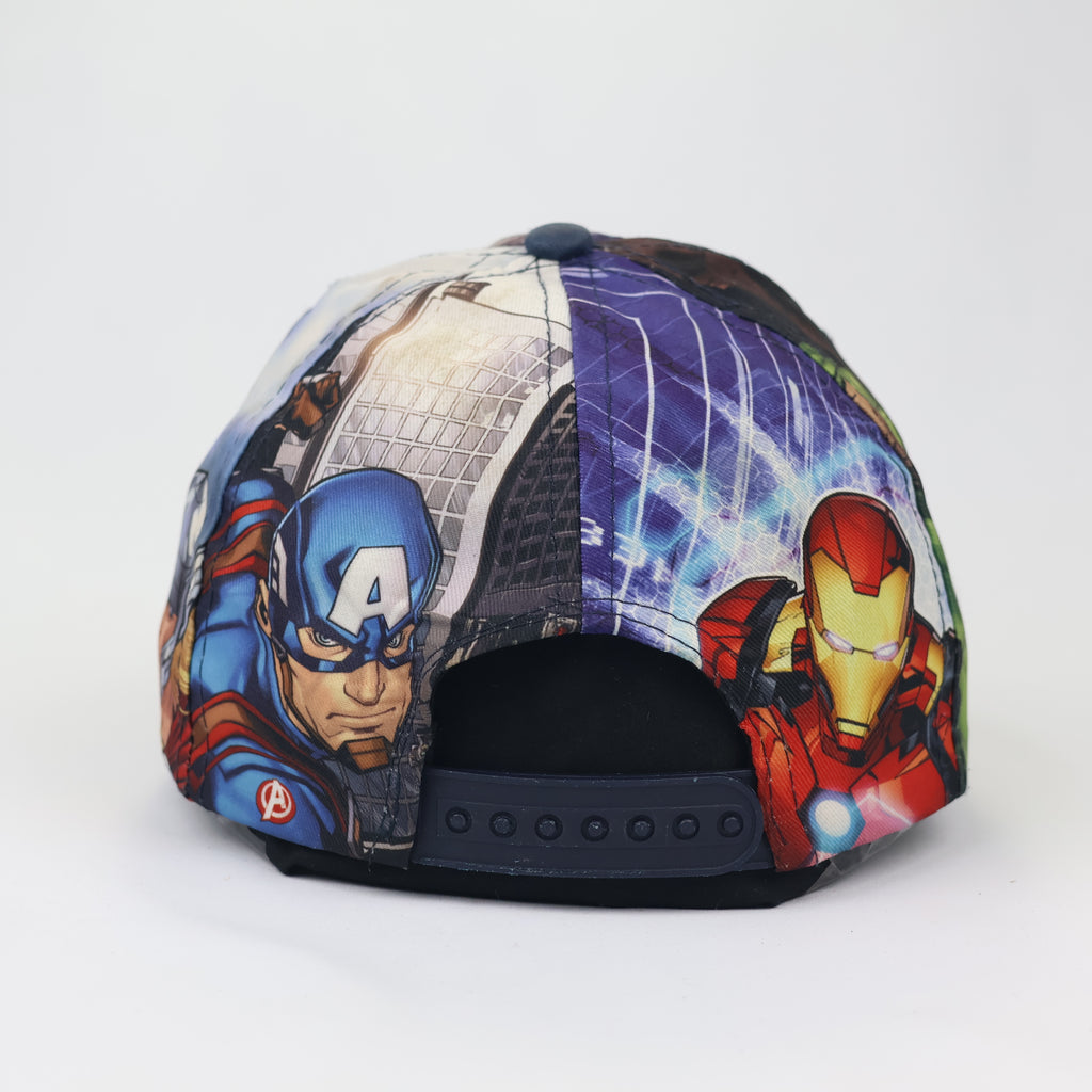 Thrifted Marvel Avengers Graphic Hat with 3D Rubber Logo - Size 54