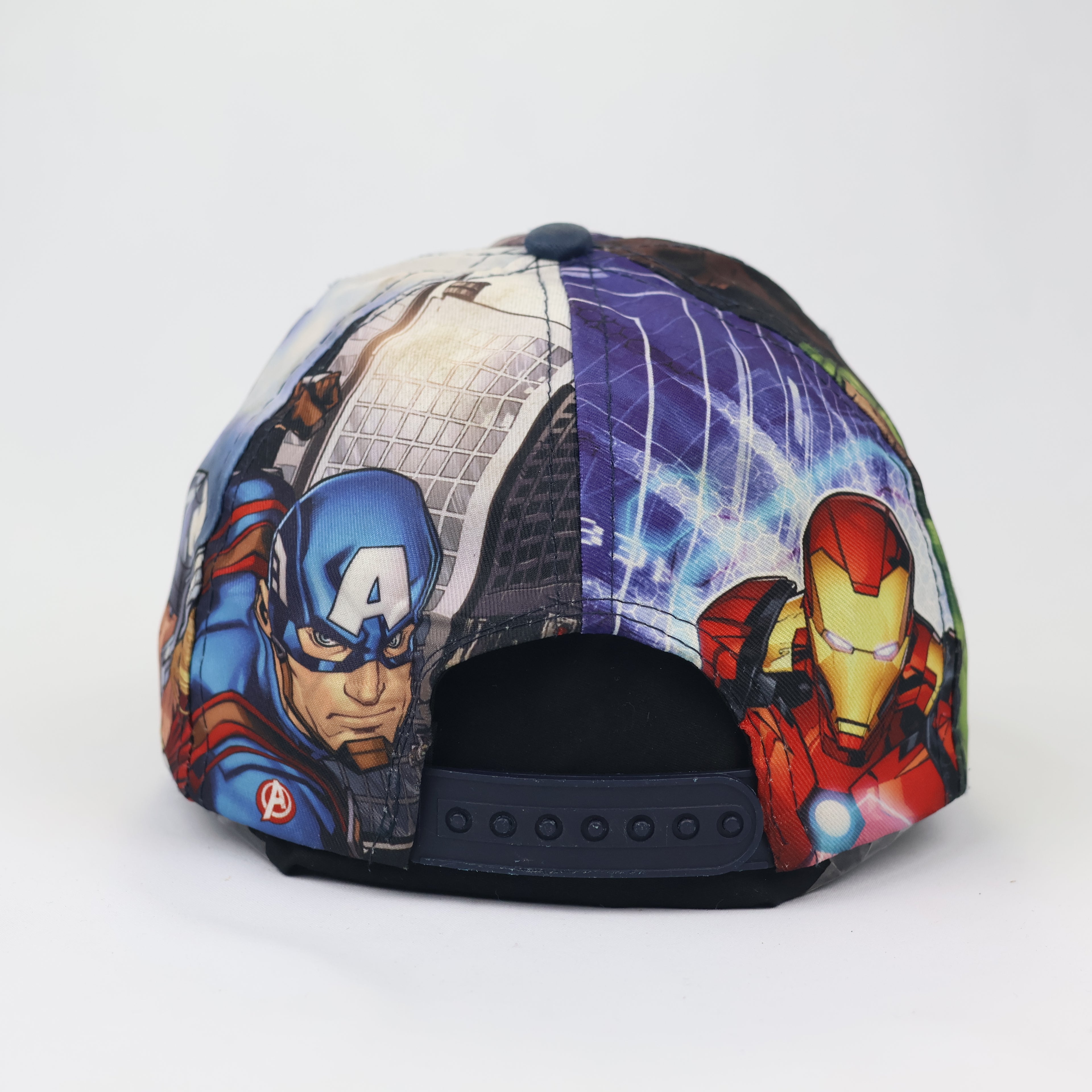 Thrifted Marvel Avengers Graphic Hat with 3D Rubber Logo - Size 54