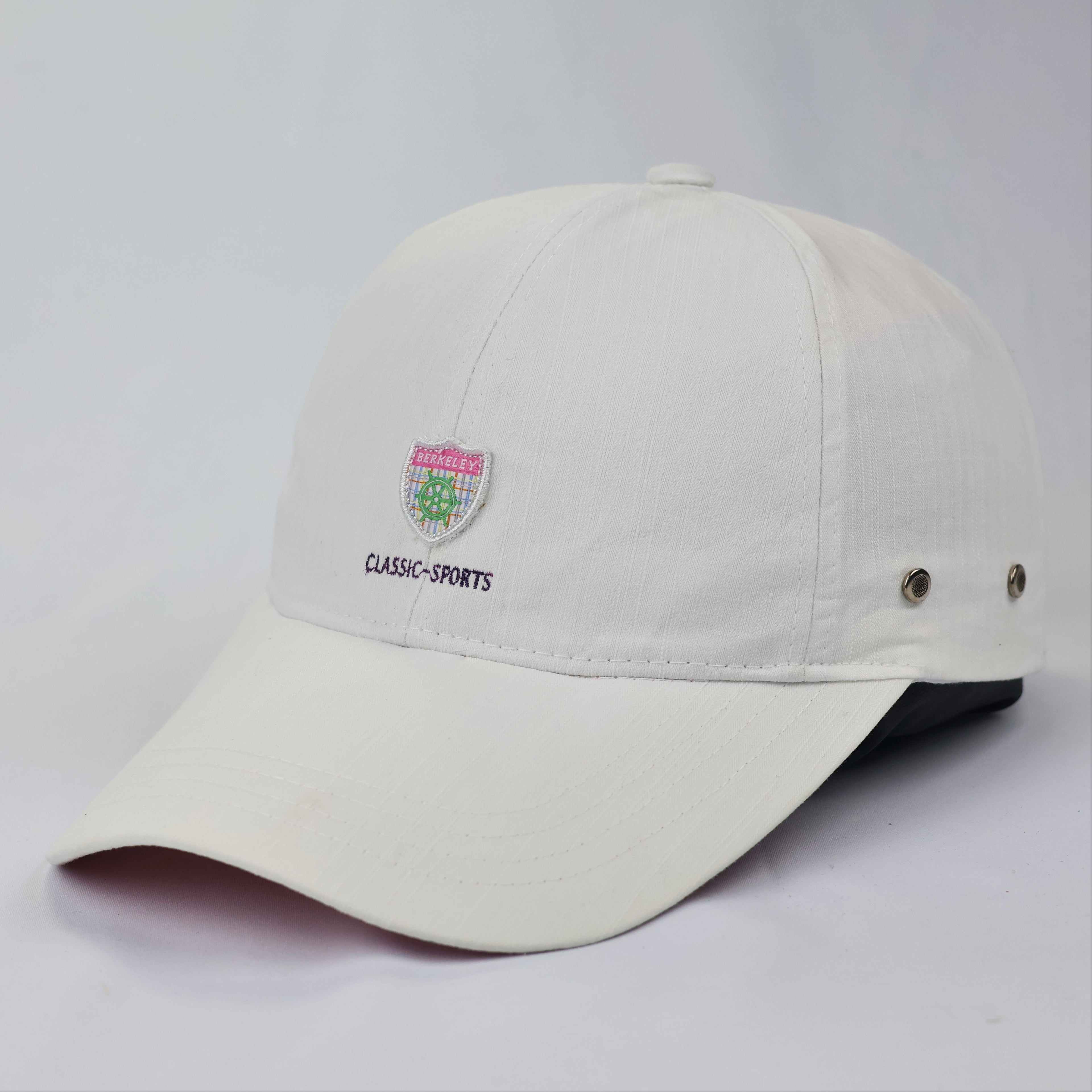 Berkeley Embroidered Performance Thrifted Cap with Mesh Vents