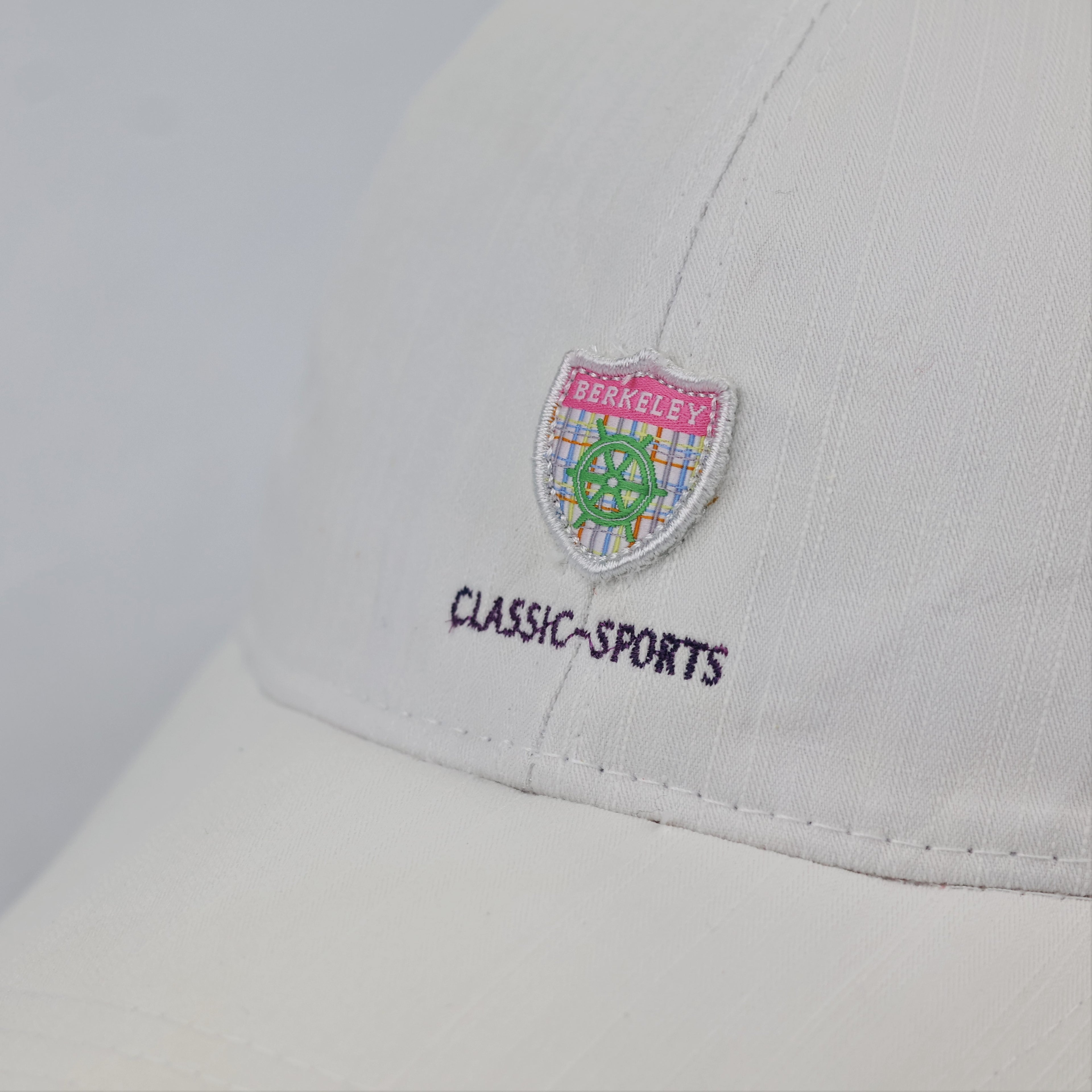 Berkeley Embroidered Performance Thrifted Cap with Mesh Vents