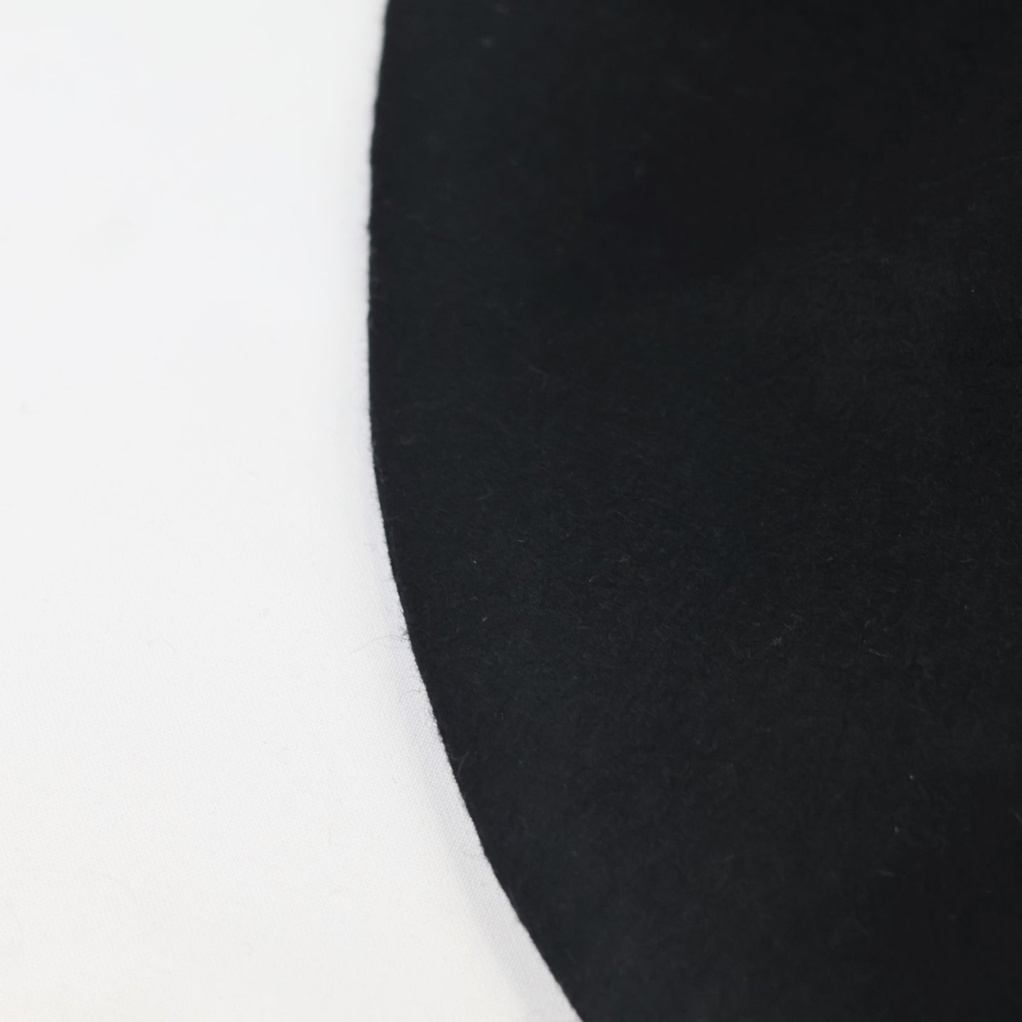 Premium Black Wool Thrifted Hat - Women's Warm Natural Knit Hat