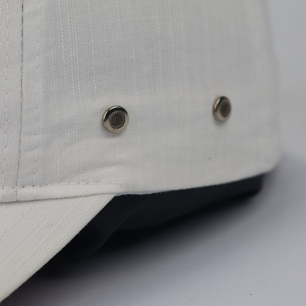 Berkeley Embroidered Performance Thrifted Cap with Mesh Vents