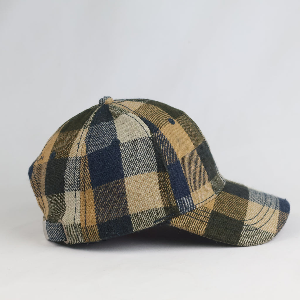 Thrifted  H&M L.O.G.G. Plaid Pattern Strapback Cap (Size 57–59 cm) | 10864