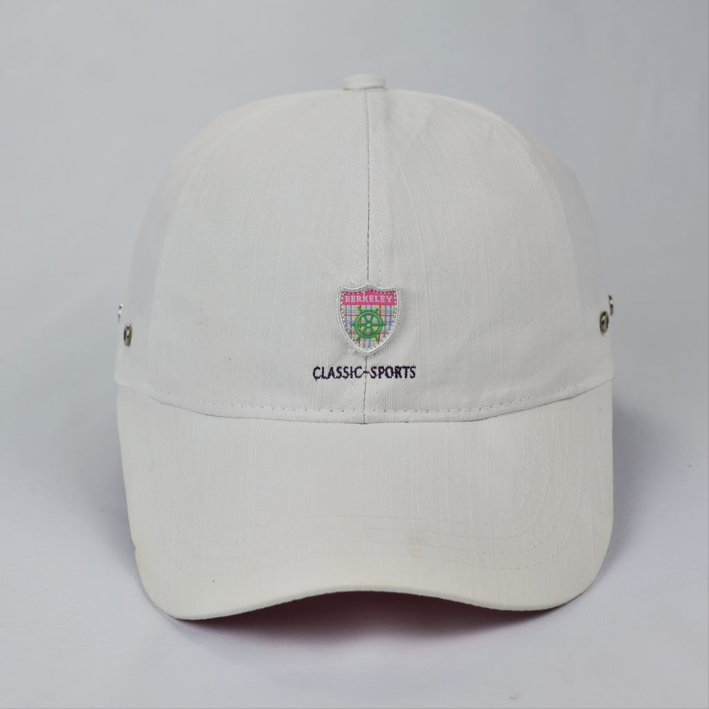 Berkeley Embroidered Performance Thrifted Cap with Mesh Vents