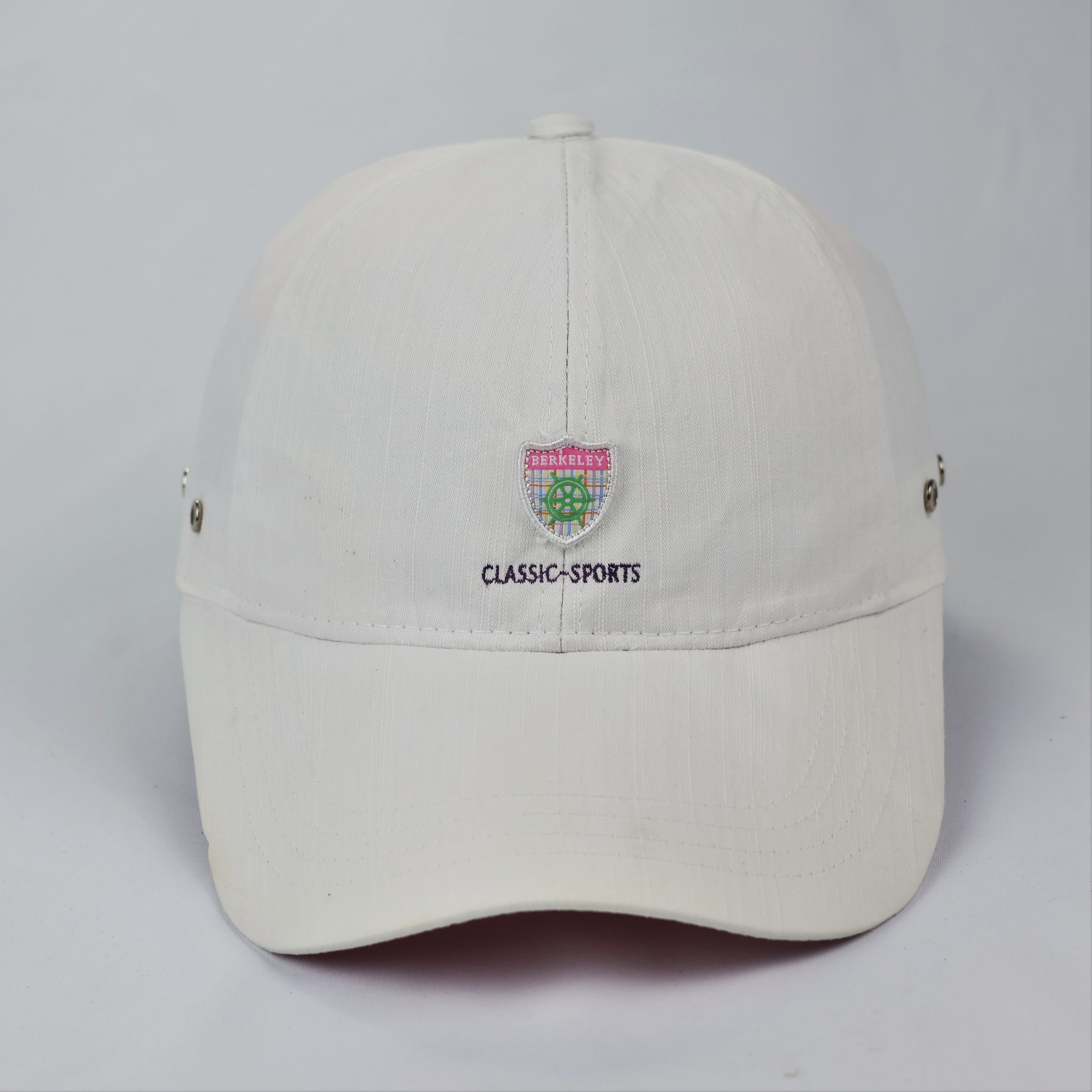 Berkeley Embroidered Performance Thrifted Cap with Mesh Vents