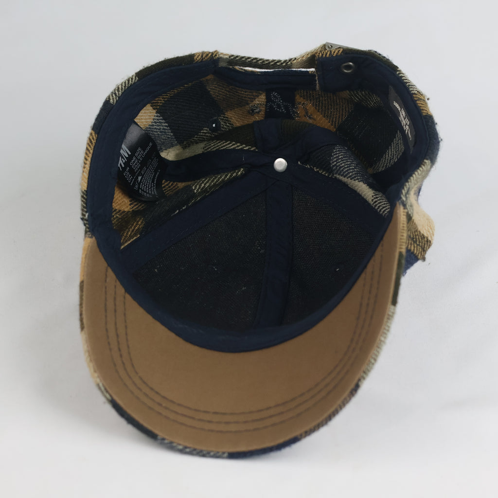 Thrifted  H&M L.O.G.G. Plaid Pattern Strapback Cap (Size 57–59 cm) | 10864