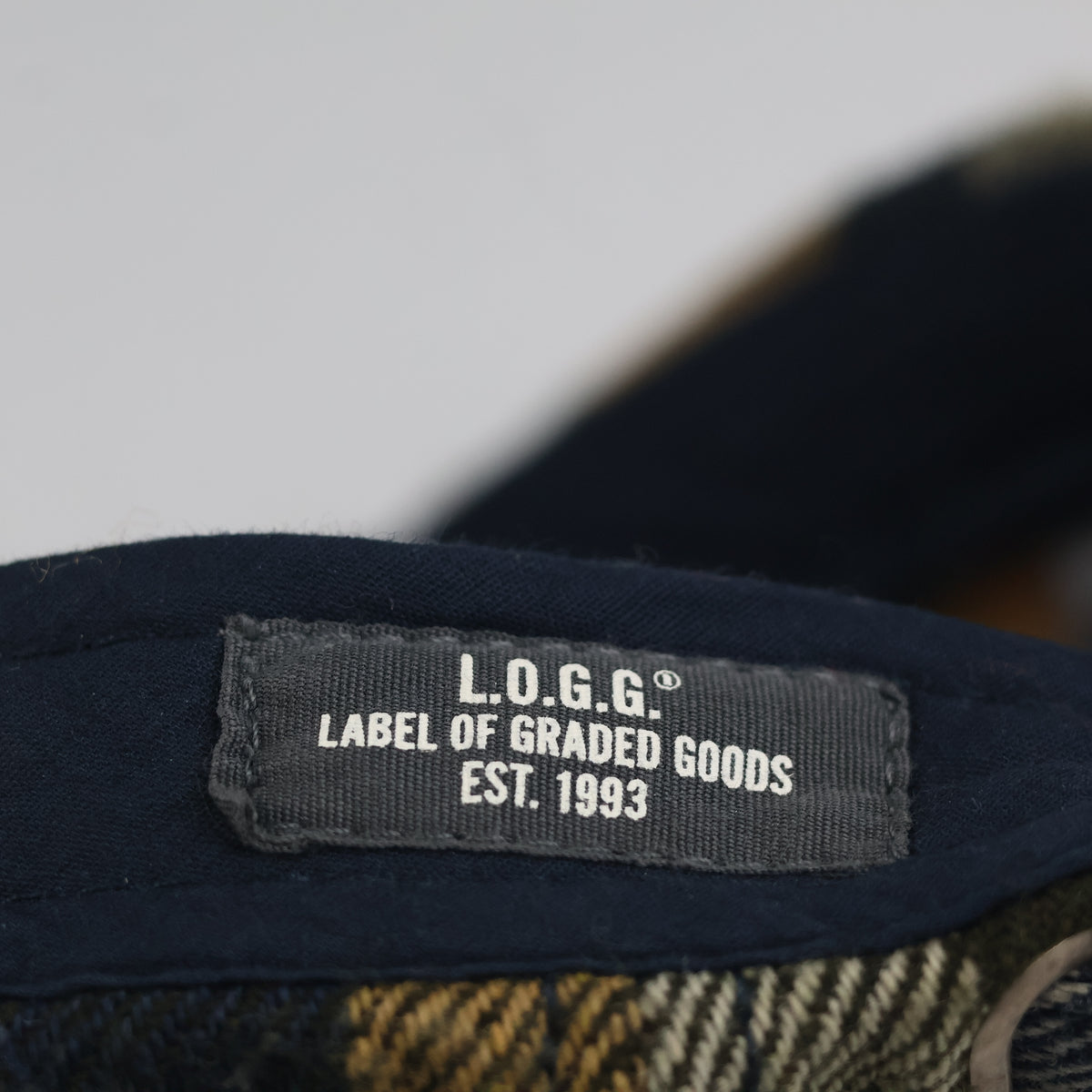 Thrifted  H&M L.O.G.G. Plaid Pattern Strapback Cap (Size 57–59 cm) | 10864