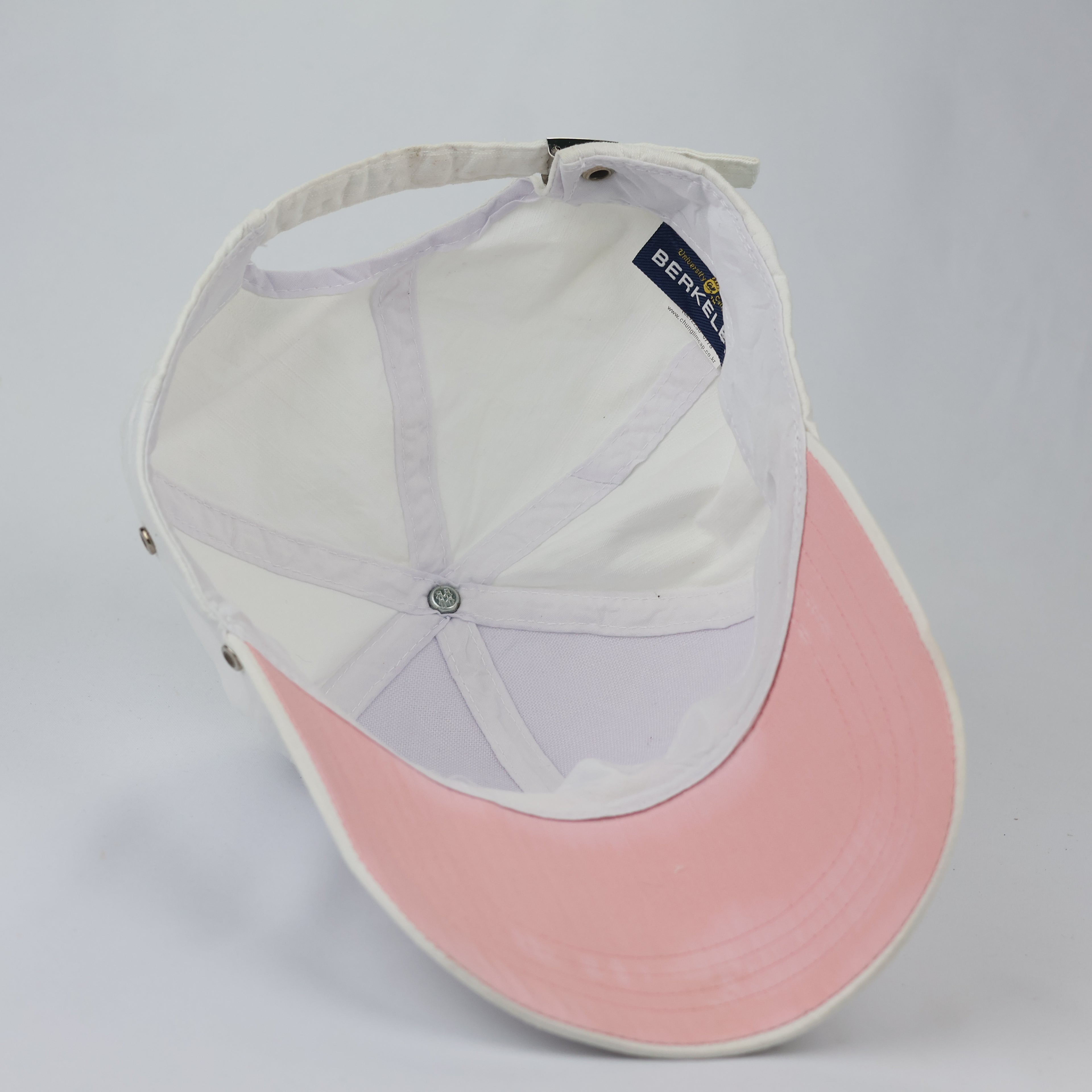 Berkeley Embroidered Performance Thrifted Cap with Mesh Vents