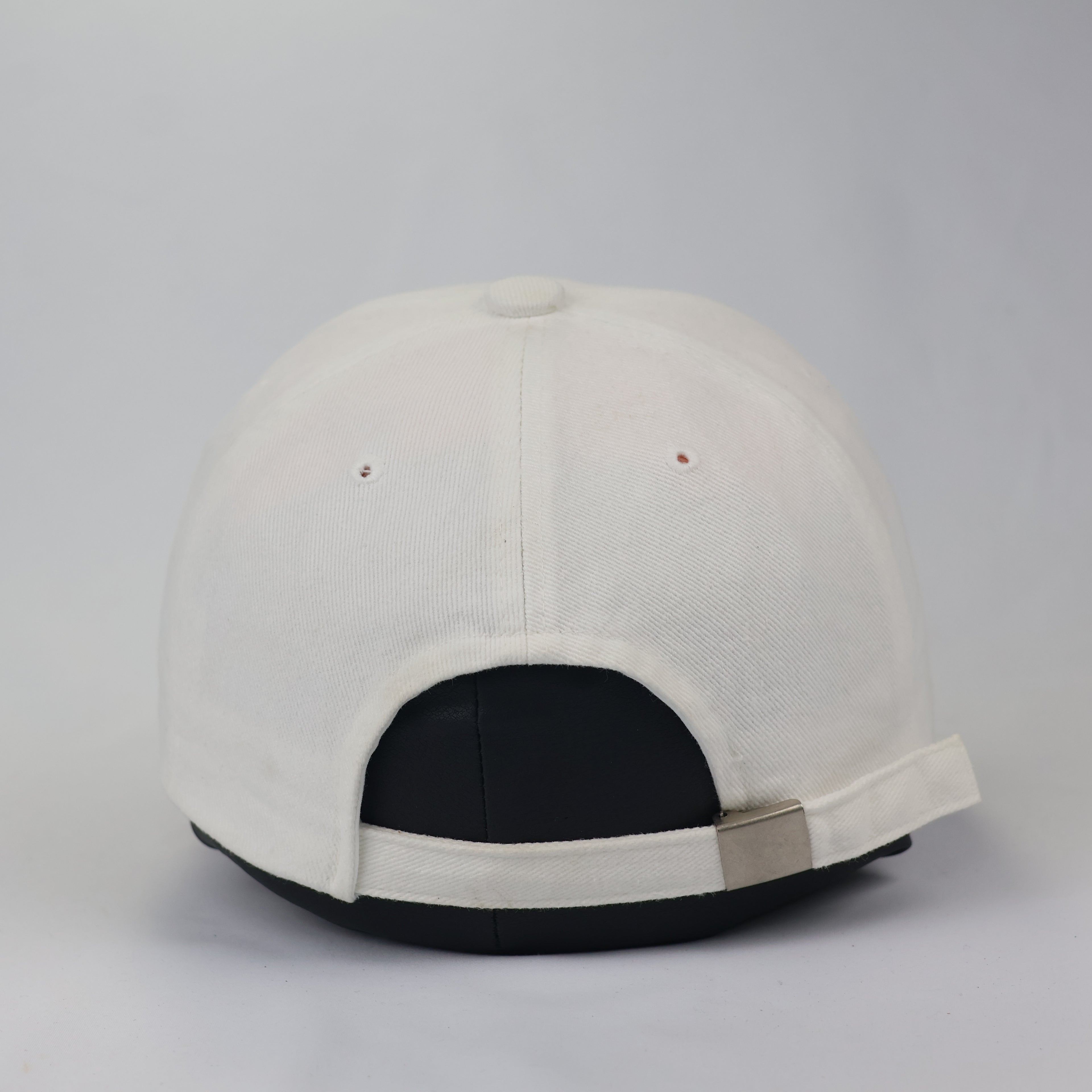 Thrifted Tony Cap Korea Cream Cotton Hat - Embroidered Initial