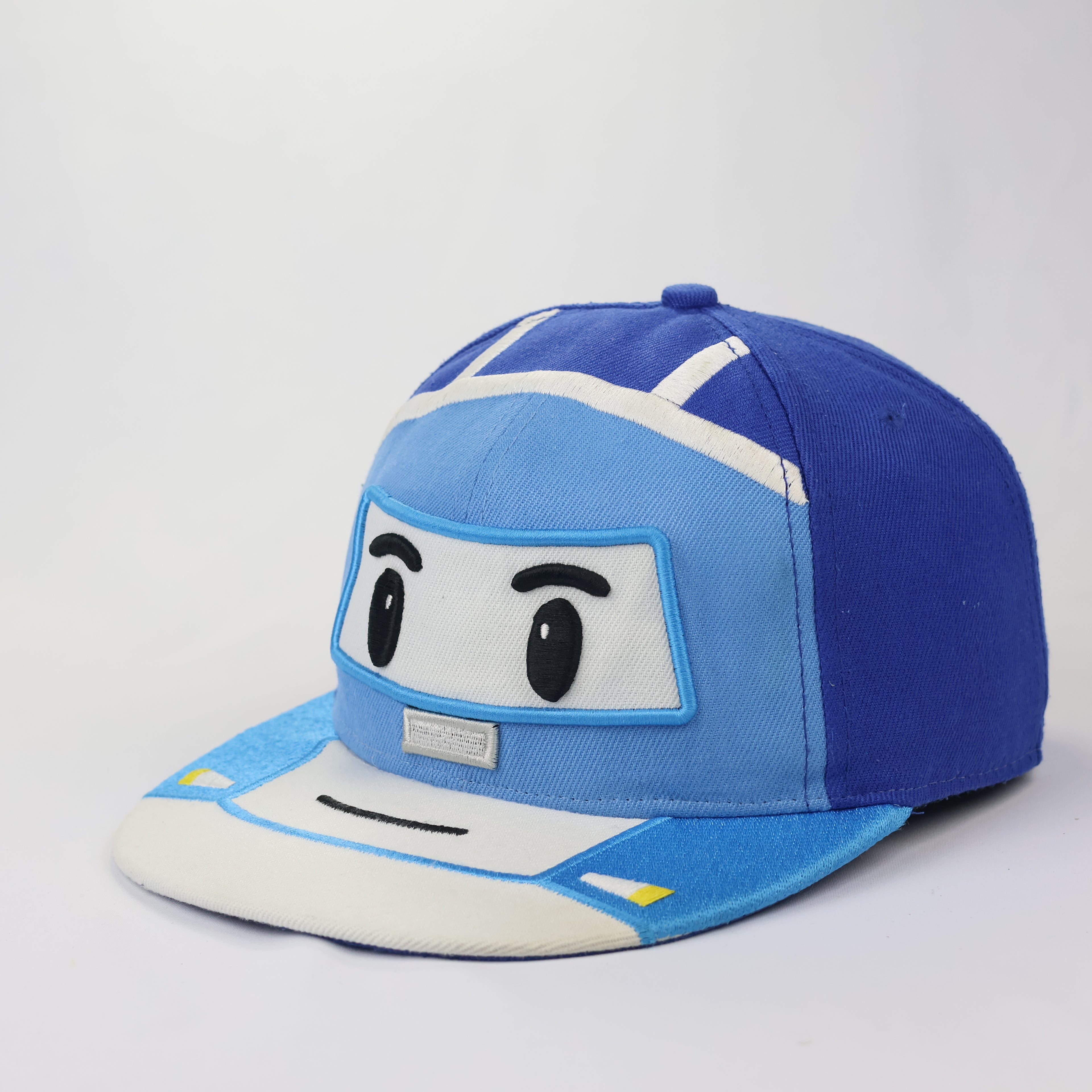 Vintage Robocar Poli "Poli" Embroidered Graphic Thrifted Cap - Blue