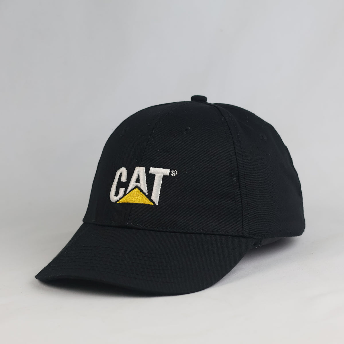 Thrifted : CAT Caterpillar Black Strapback Baseball Hat (Size 57–58 cm) |11002