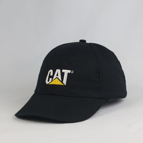 Thrifted : CAT Caterpillar Black Strapback Baseball Hat (Size 57–58 cm) |11002