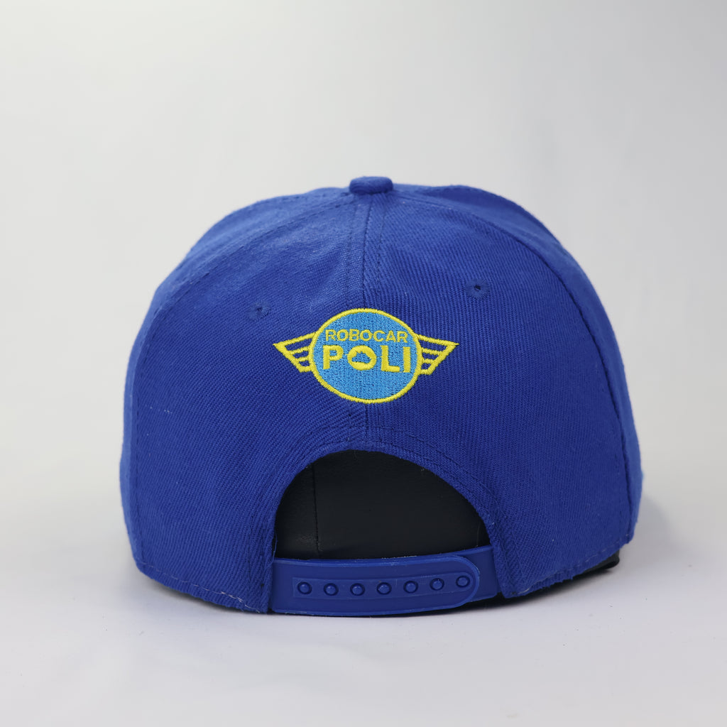 Vintage Robocar Poli "Poli" Embroidered Graphic Thrifted Cap - Blue