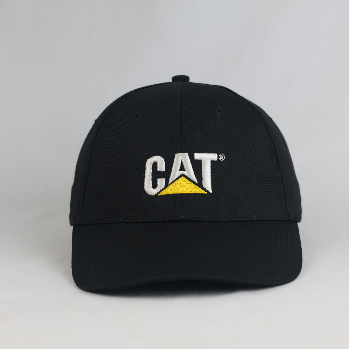 Thrifted : CAT Caterpillar Black Strapback Baseball Hat (Size 57–58 cm) |11002