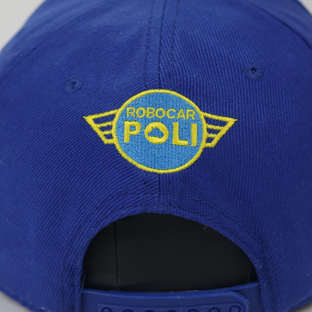 Vintage Robocar Poli "Poli" Embroidered Graphic Thrifted Cap - Blue