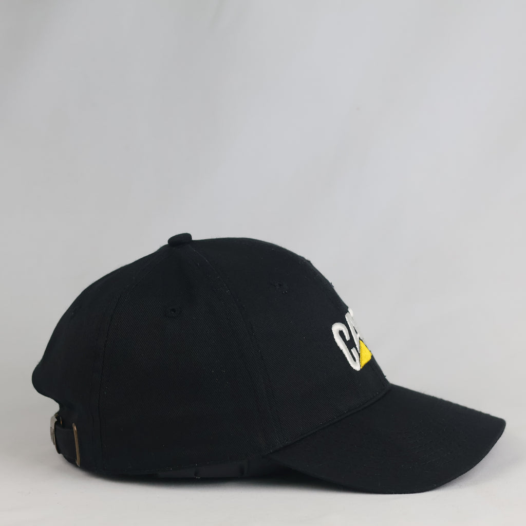 Thrifted : CAT Caterpillar Black Strapback Baseball Hat (Size 57–58 cm) |11002
