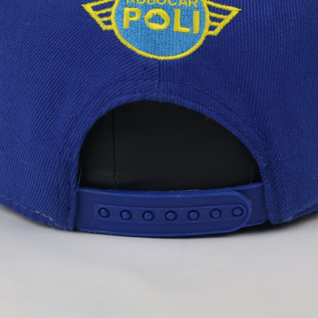 Vintage Robocar Poli "Poli" Embroidered Graphic Thrifted Cap - Blue