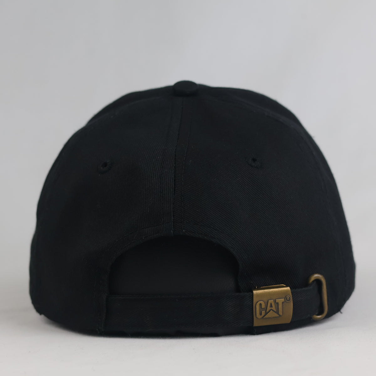 Thrifted : CAT Caterpillar Black Strapback Baseball Hat (Size 57–58 cm) |11002