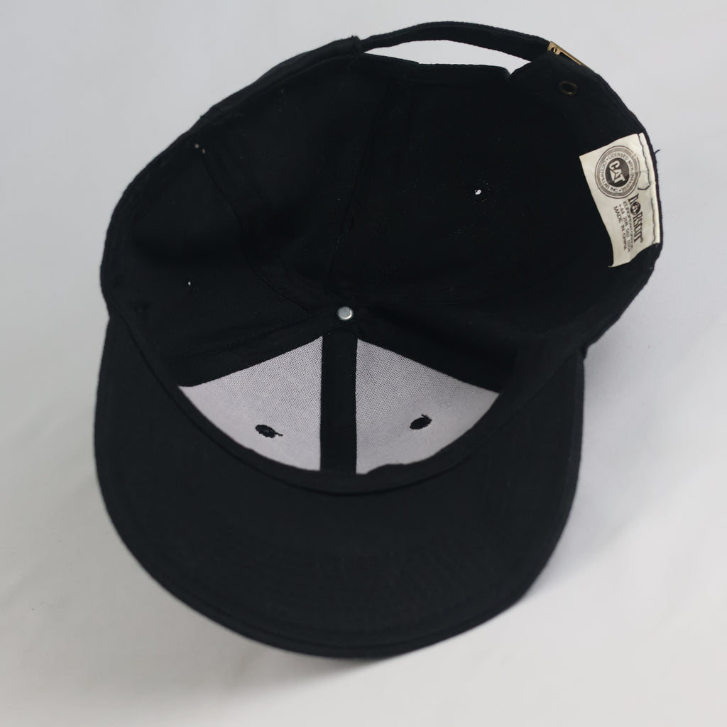 Thrifted : CAT Caterpillar Black Strapback Baseball Hat (Size 57–58 cm) |11002