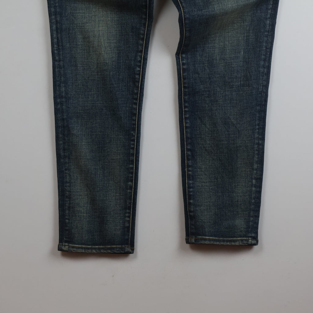 Thrifted Men's Piece Worker Dark Wash Denim Trousers Waist:30/ J1090