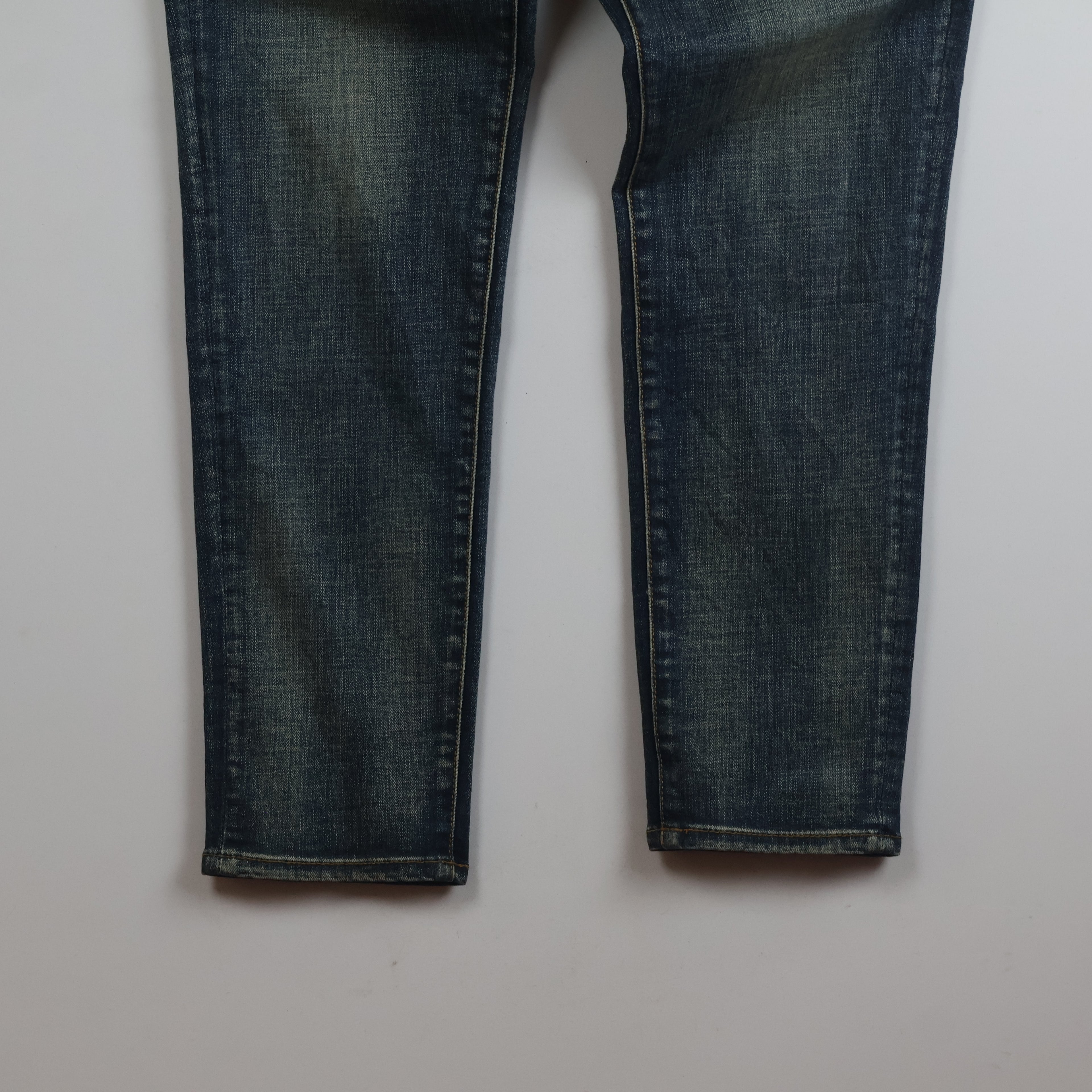 Thrifted Men's Piece Worker Dark Wash Denim Trousers Waist:30/ J1090