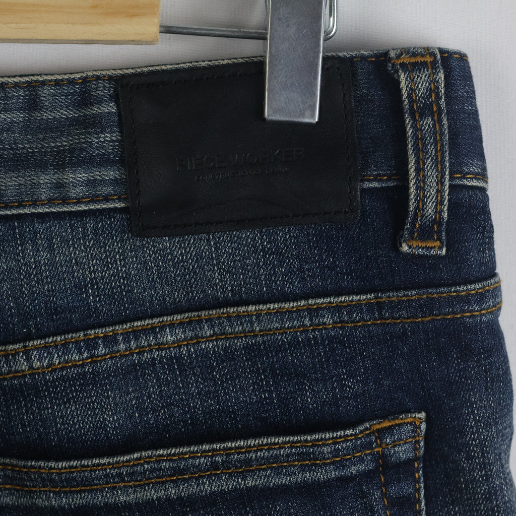 Thrifted Men's Piece Worker Dark Wash Denim Trousers Waist:30/ J1090