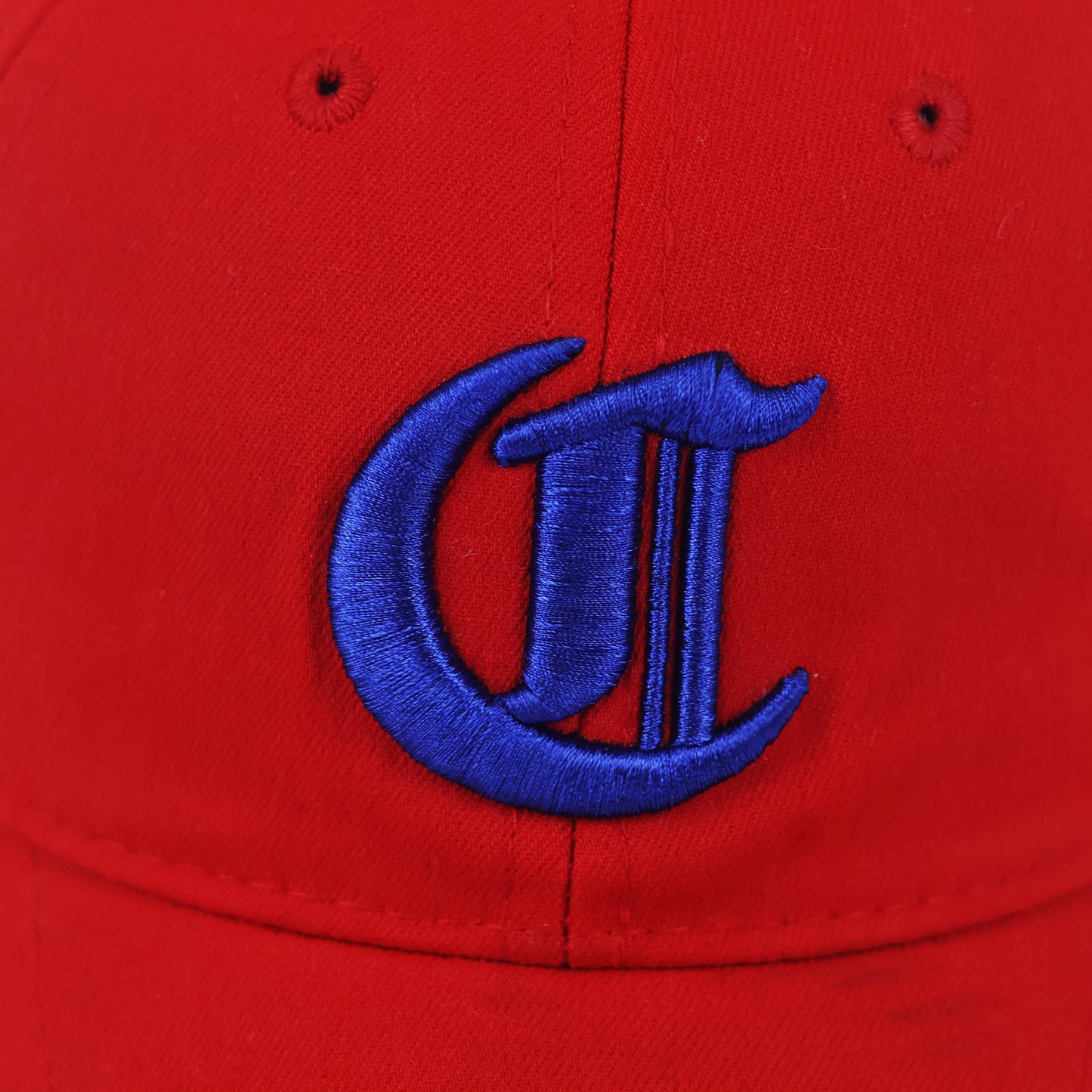 Bright Red Kids’ Baseball Thrifted Cap - Adjustable Sport Hat (4-8 Years)