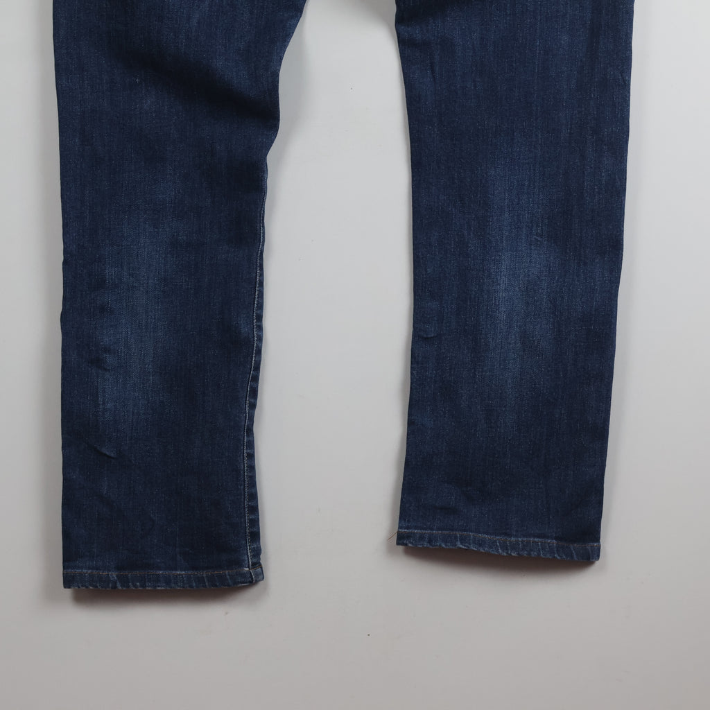 Thrifted UNIQLO UJ S001 Dark Wash Denim Jeans Waist:36/ J1089