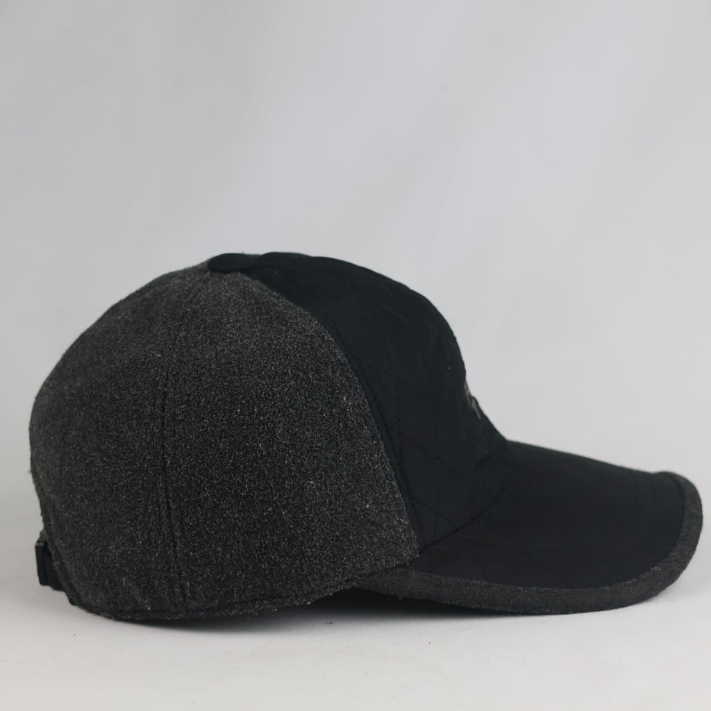 Thrifted Field Way Outdoor Winter Baseball Hat – Charcoal & Black (57-58cm) | 11008
