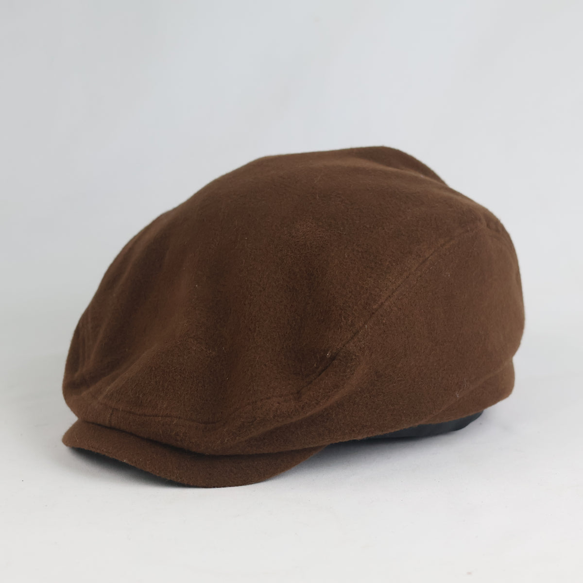 Thrifted Premium Warm Brown Flat Cap | Classic Vintage Winter Hat (57-59cm) | 10883