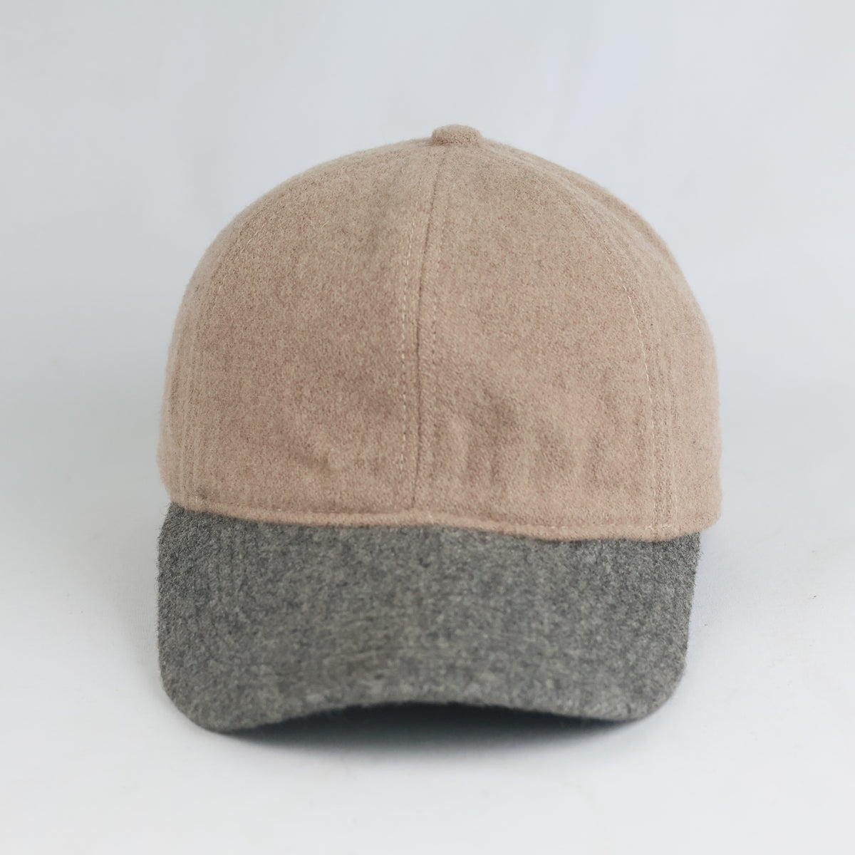 Thrifted J.Crew Wool Blend Neutral Two-Tone winter Cap (Size 57–58 cm) | 10882