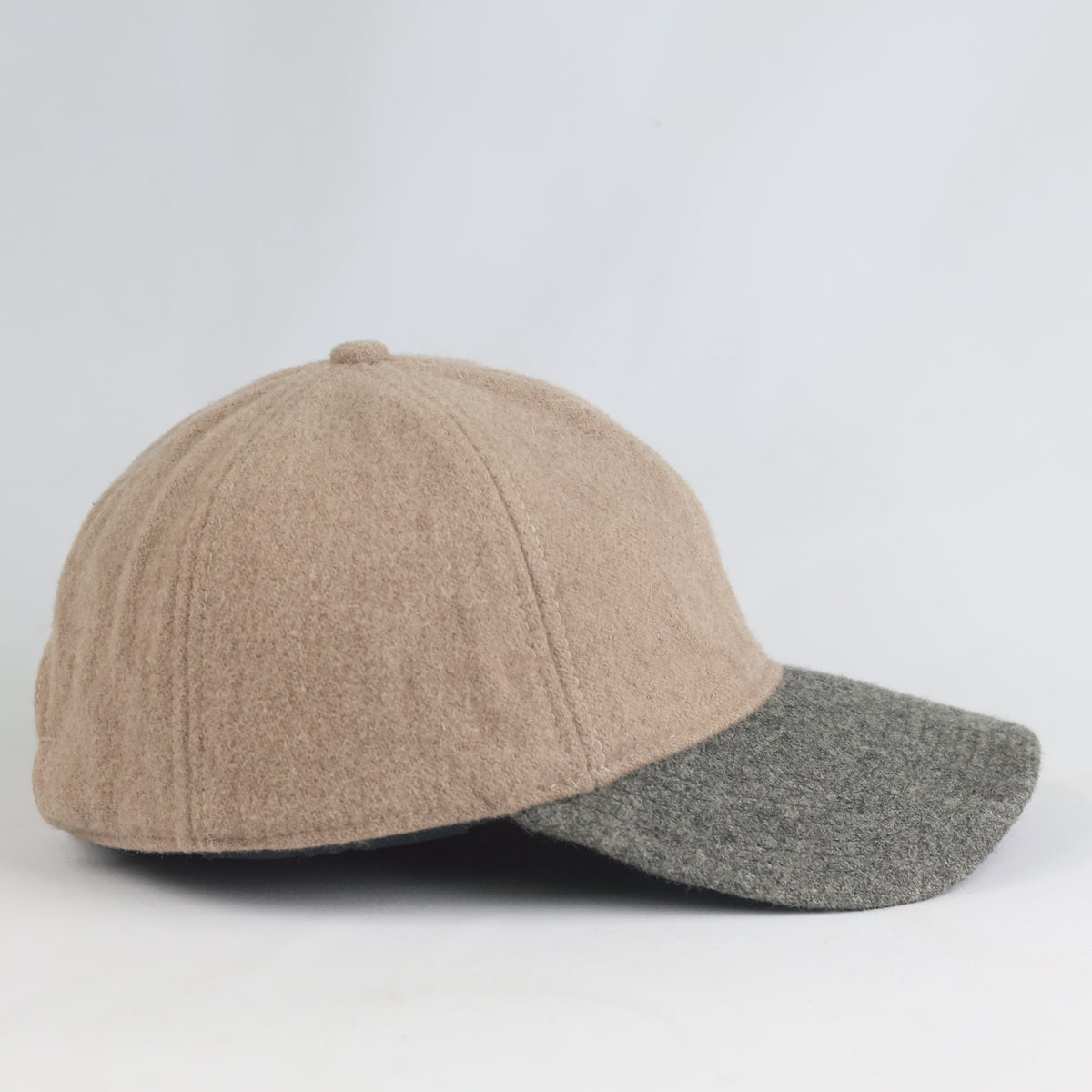 Thrifted J.Crew Wool Blend Neutral Two-Tone winter Cap (Size 57–58 cm) | 10882