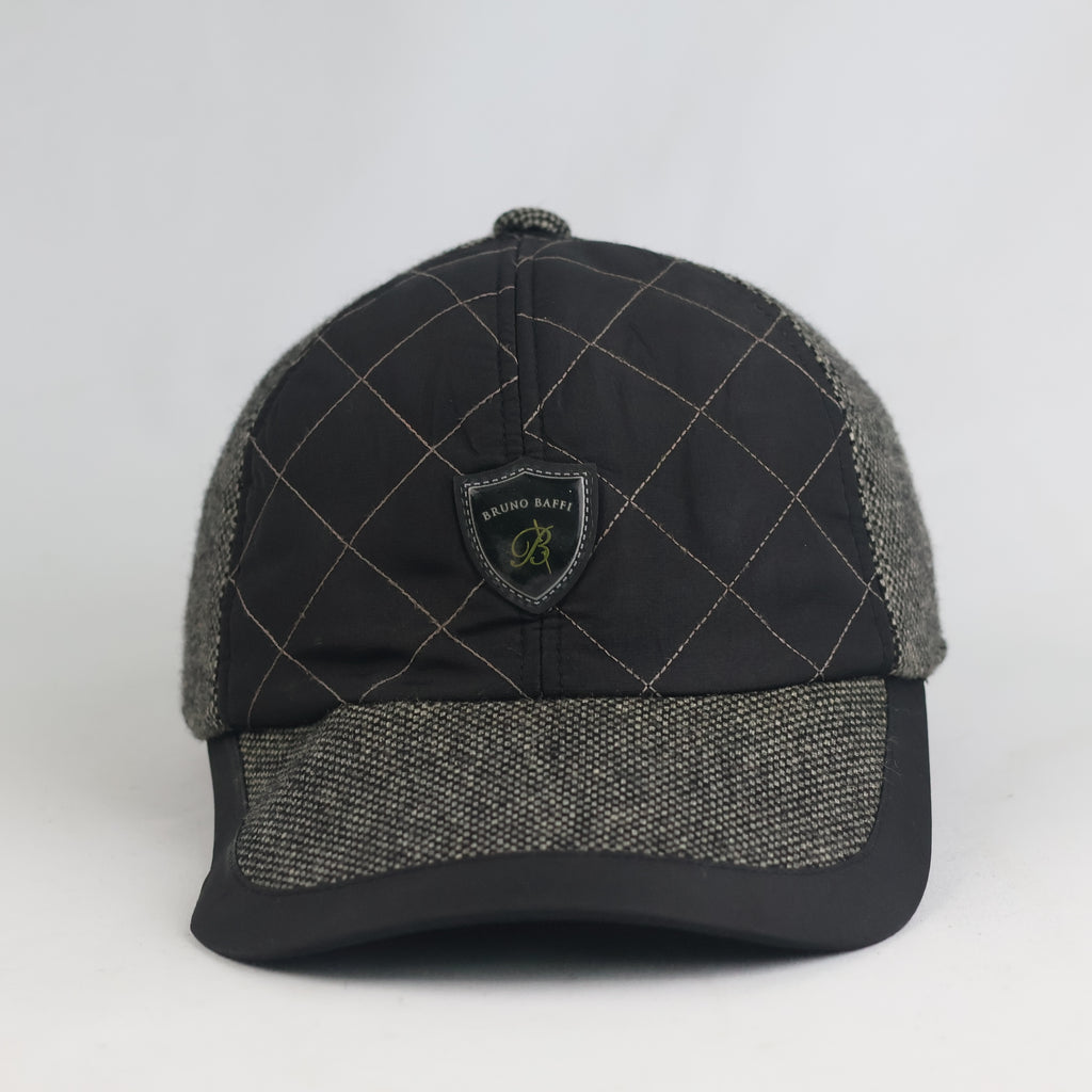 Thrifted Bruno Baffi Luxury Hybrid Baseball Cap – 57–59cm Size | 11007