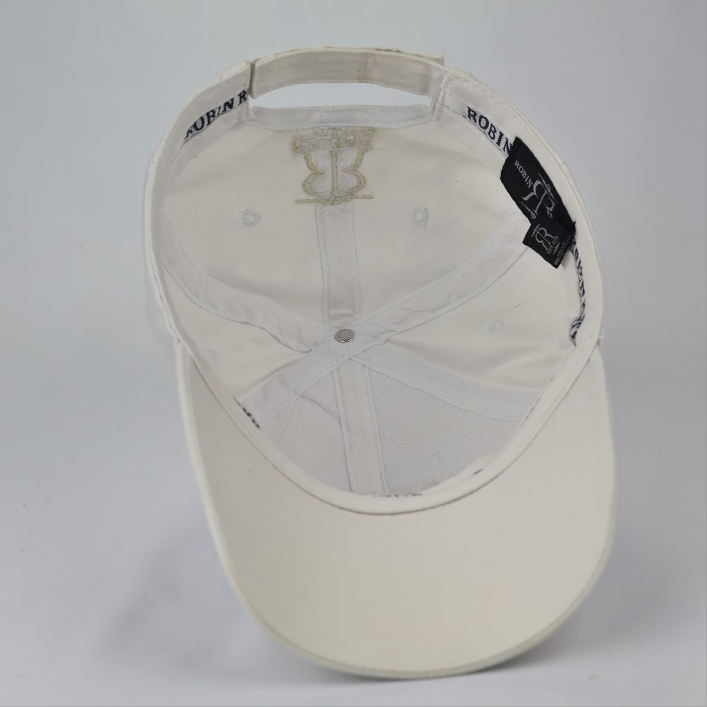 Robin Ruth Miami City Embroidered Baseball ThriftedCap - Off-White