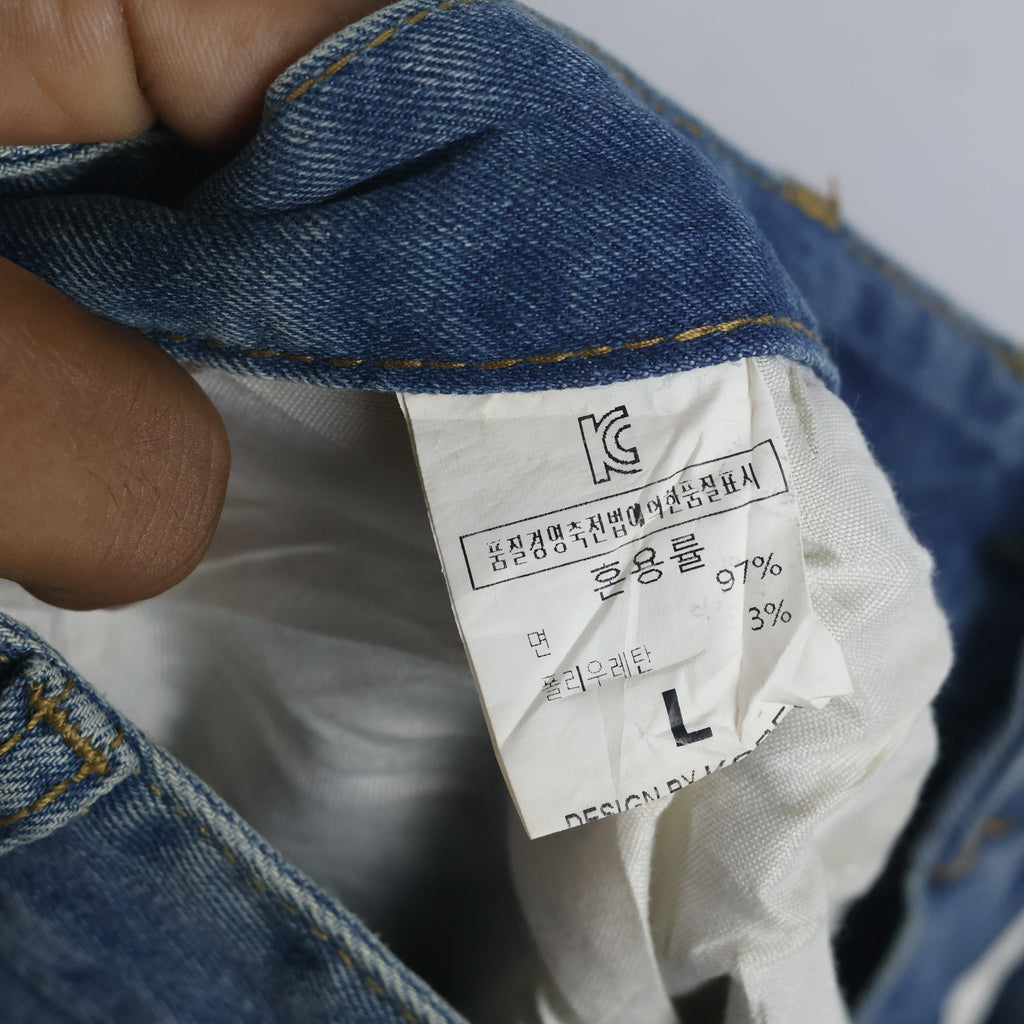 Thrifted Men's Diva Jean Blue Casual Denim Waist:33-34/ J1086