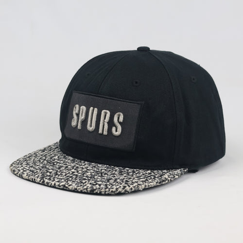 Vintage NBA San Antonio Spurs Houndstooth Pattern Brim Snapback - Size 57-59cm