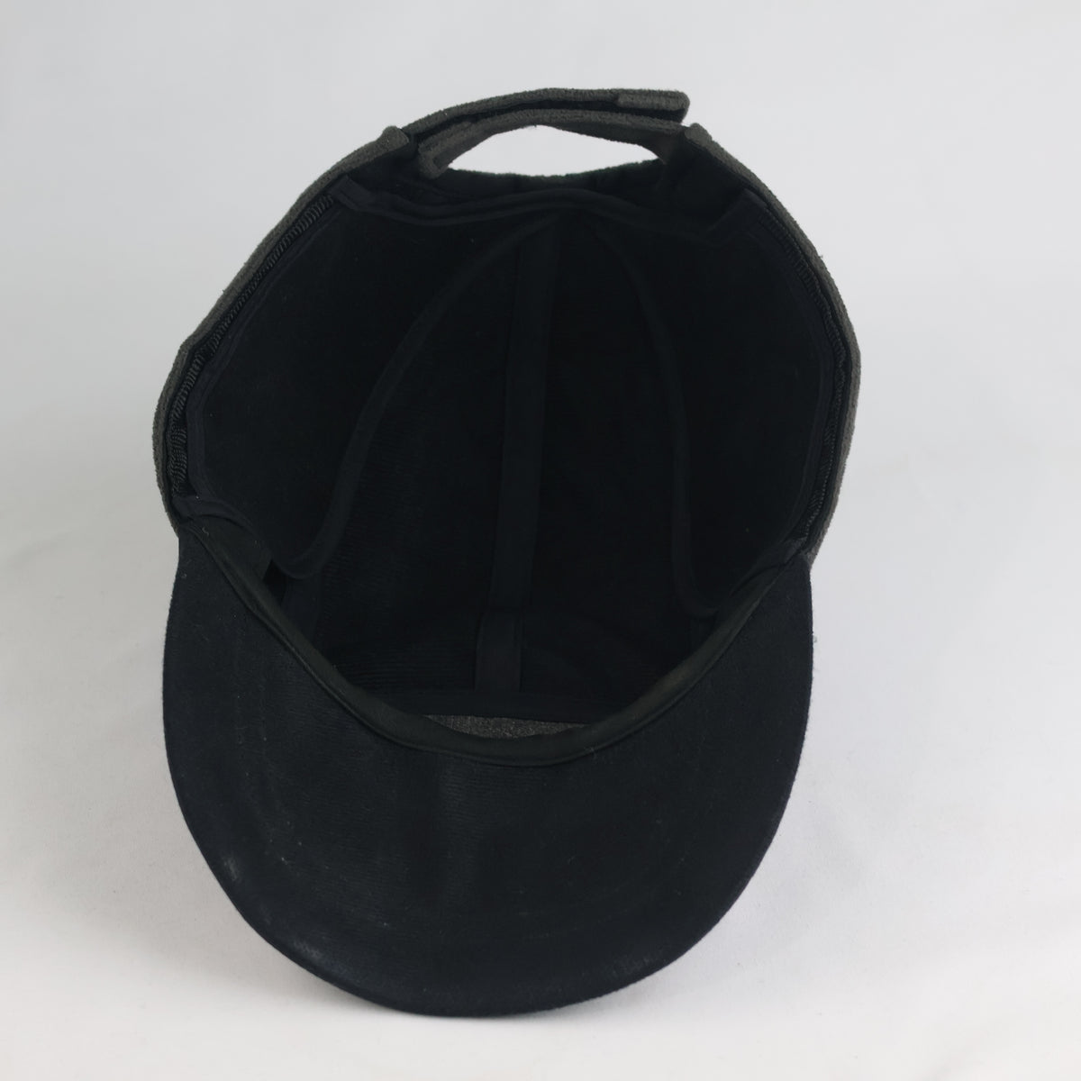 Thrifted Vintage Best Mountain Winter Fleece Cap – Dark Grey / Black (57-59cm) | 11006