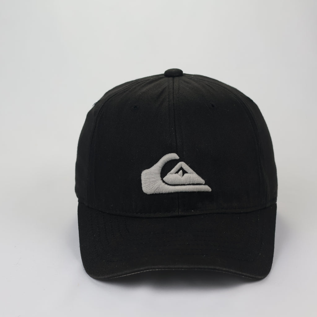 Authentic Quiksilver Surf Heritage Strapback Hat | Black & Grey