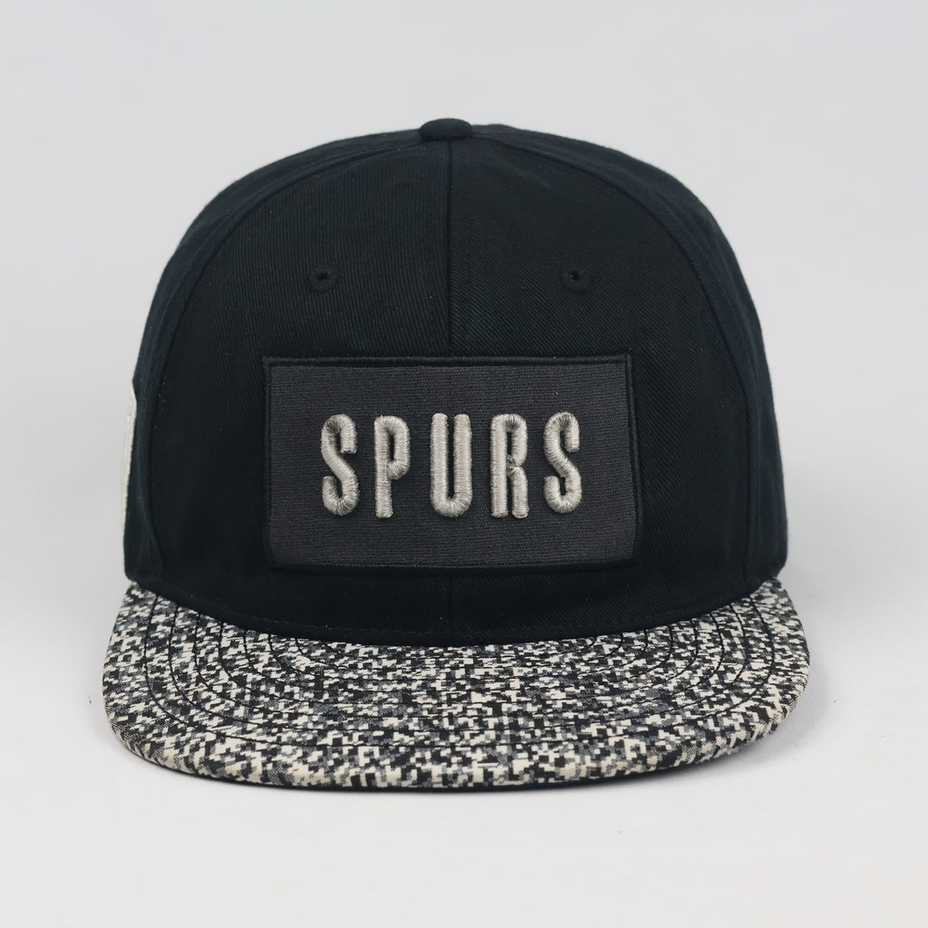 Vintage NBA San Antonio Spurs Houndstooth Pattern Brim Snapback - Size 57-59cm