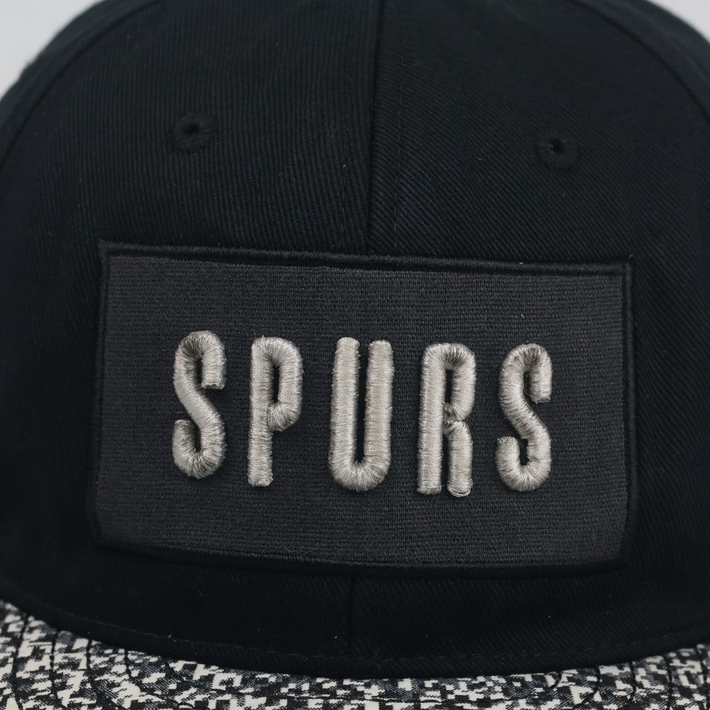 Vintage NBA San Antonio Spurs Houndstooth Pattern Brim Snapback - Size 57-59cm