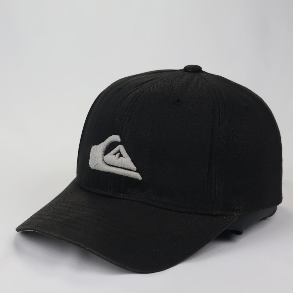 Authentic Quiksilver Surf Heritage Strapback Hat | Black & Grey