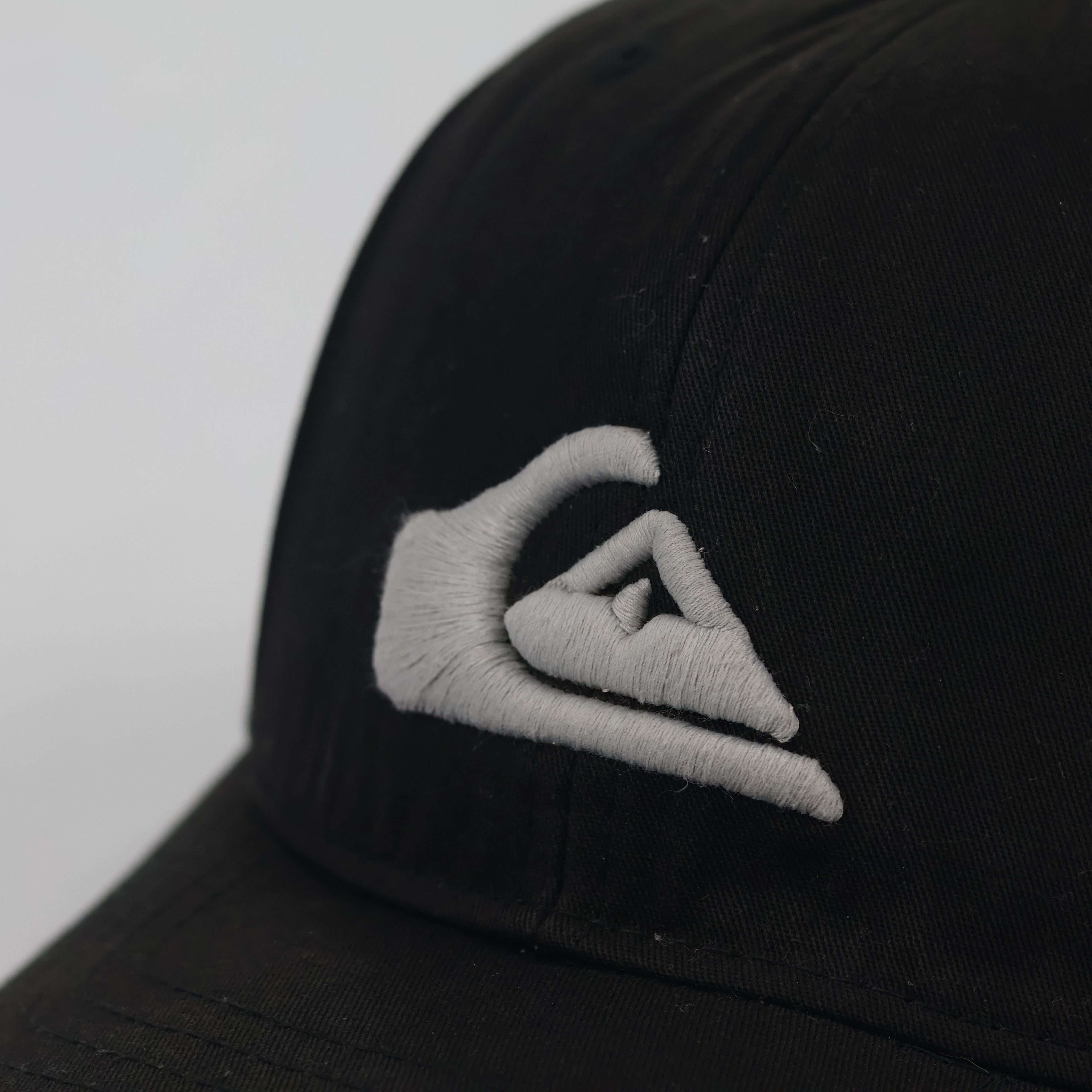Authentic Quiksilver Surf Heritage Strapback Hat | Black & Grey