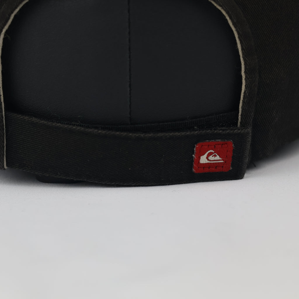 Authentic Quiksilver Surf Heritage Strapback Hat | Black & Grey
