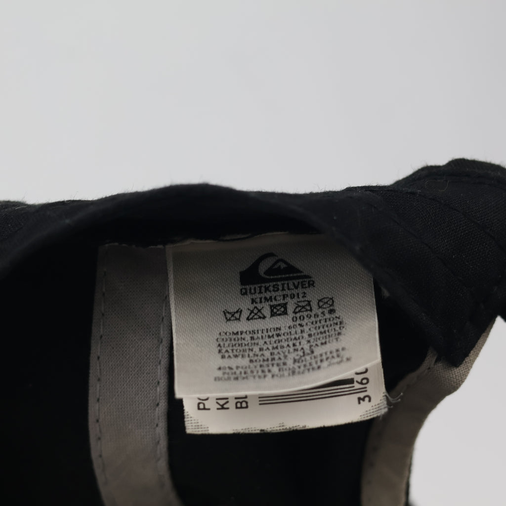 Authentic Quiksilver Surf Heritage Strapback Hat | Black & Grey