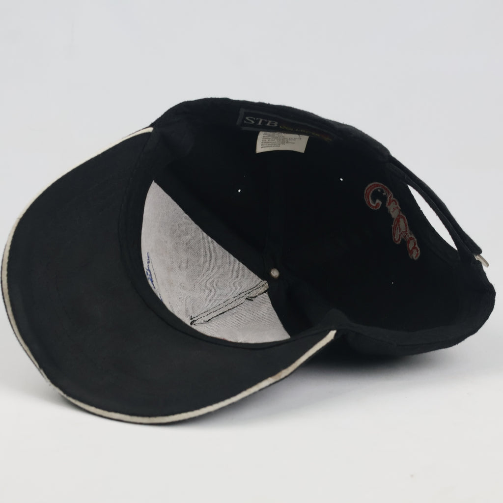 Thrifted STB Cuba Flag Map Black Cotton Cap - Size 56-58cm