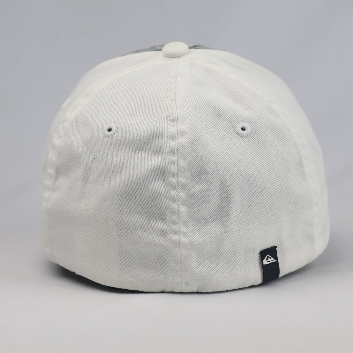 Thrifted Quiksilver Flexfit Yupoong White Stretch Fit Cap (Size 57–58 cm) |10896