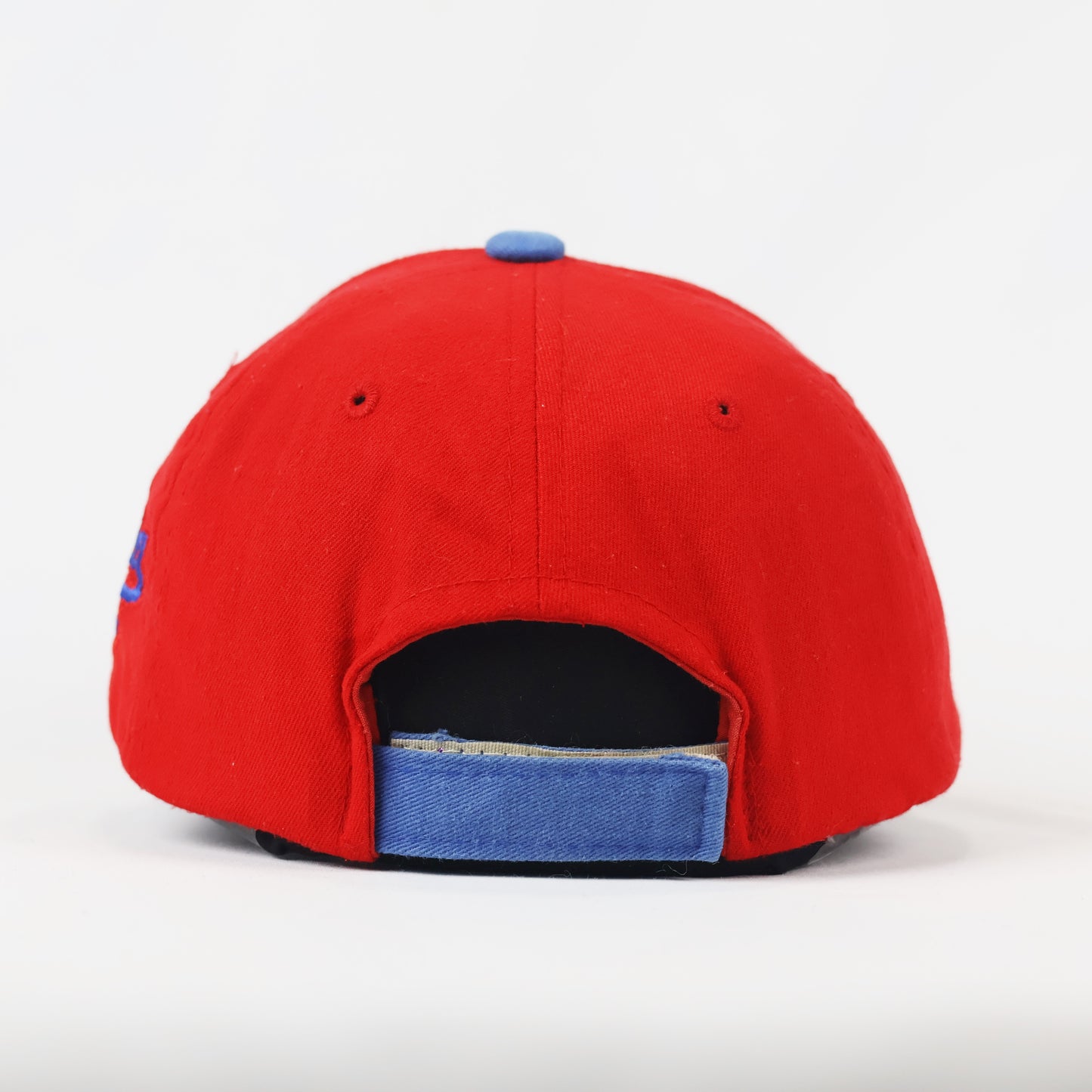 Bright Red Kids’ Baseball Thrifted Cap - Adjustable Sport Hat (4-8 Years)
