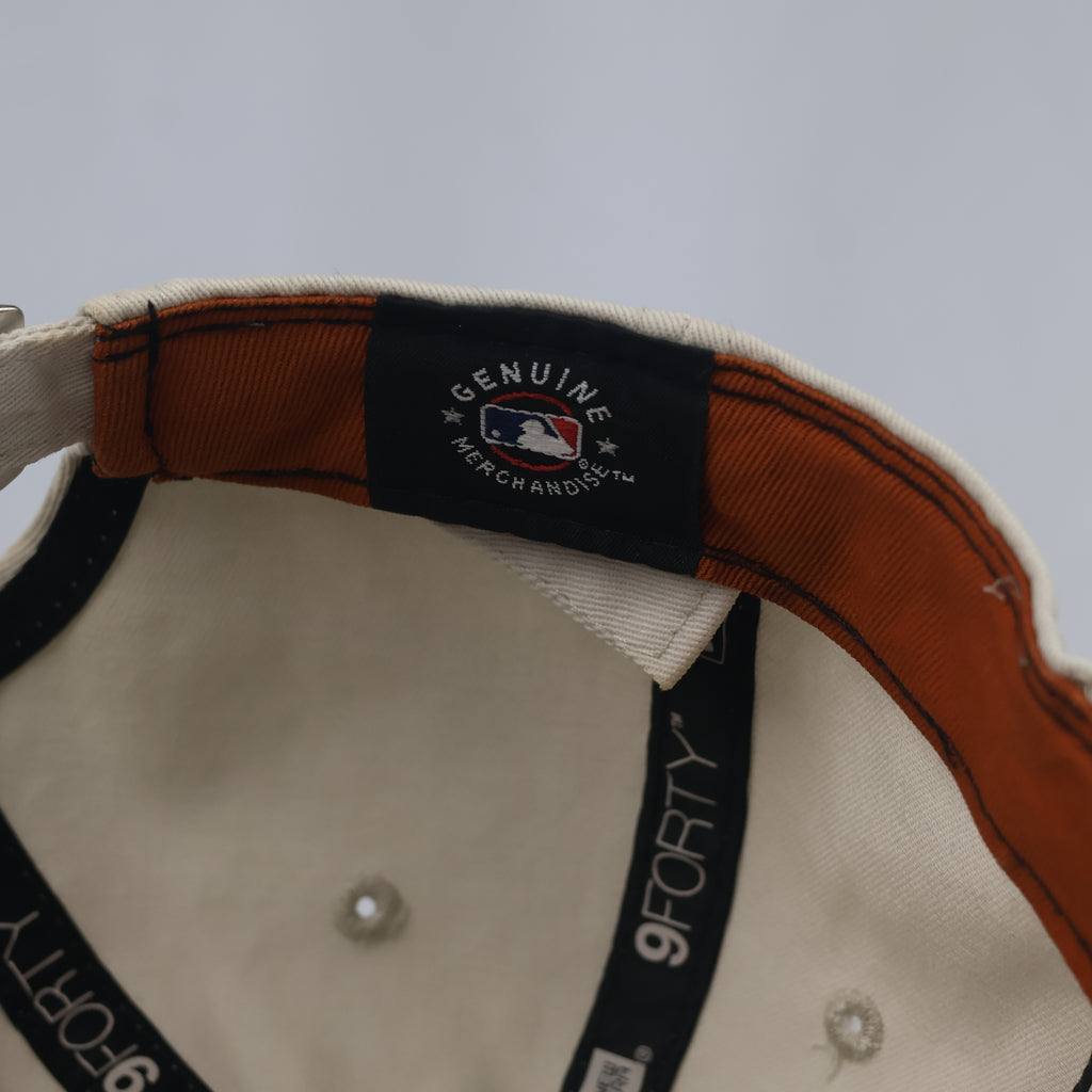 Thrifted New Era 9FORTY NY Yankees Off-White Cap (Size 57–59 cm) | 10892