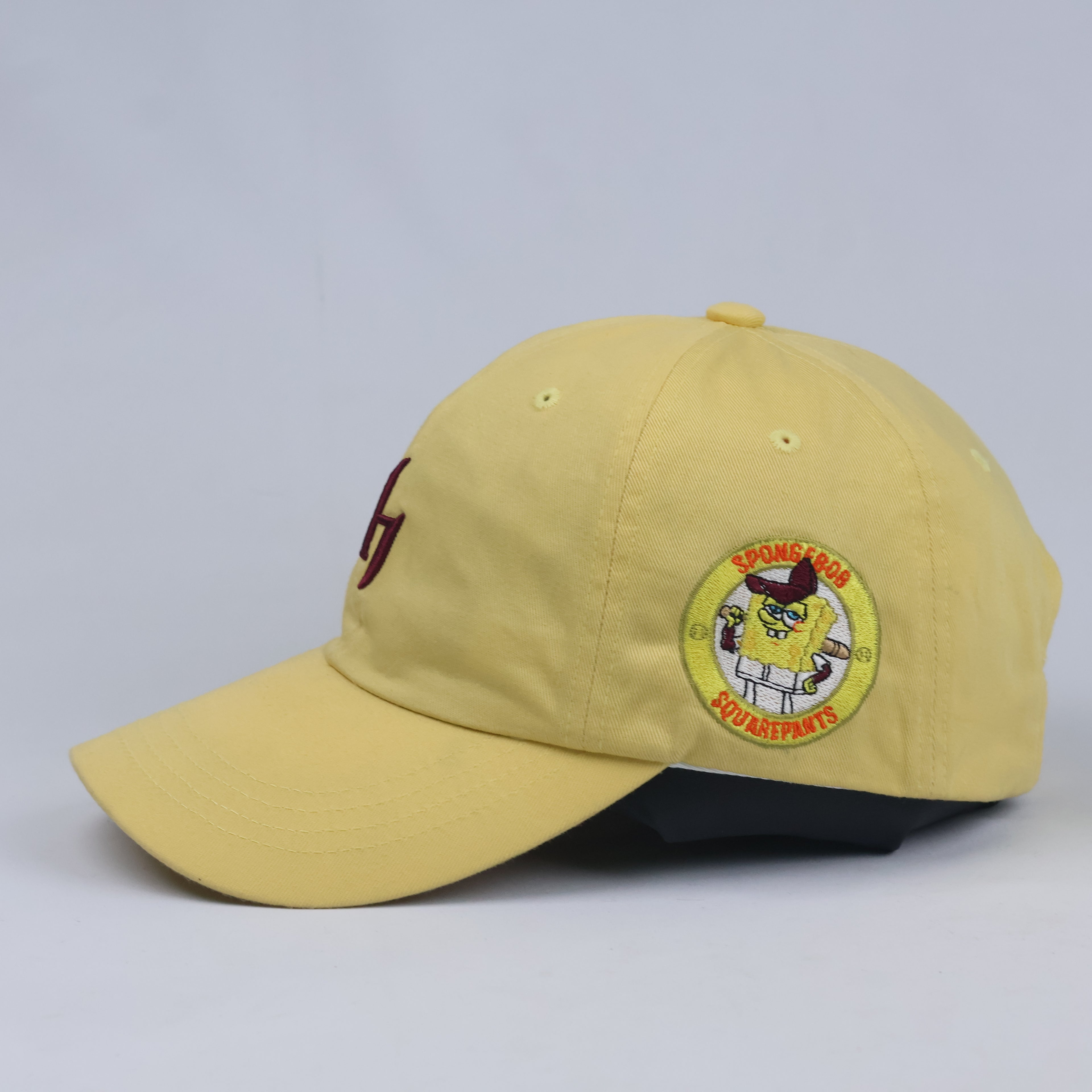 Vintage Heroes x SpongeBob SquarePants Yellow Baseball Cap - Size 58-60cm